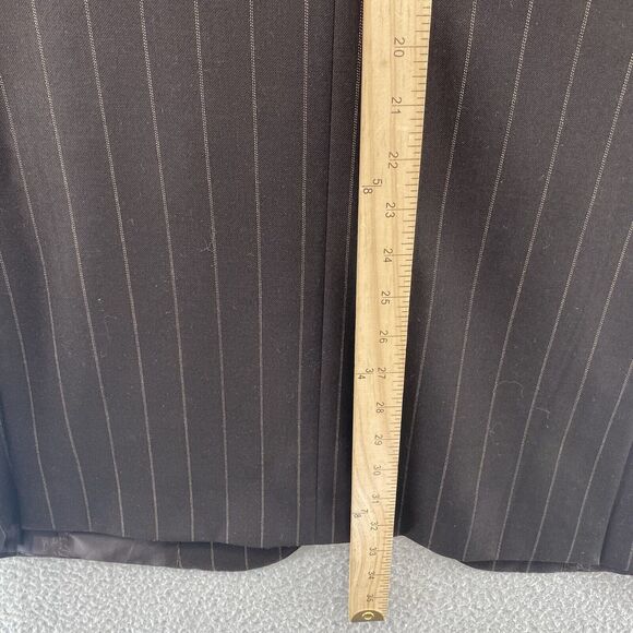 BRIONI Neiman MarcusTraiano Blazer Mens Brown 46L Gold Striped Jacket Wool‎ Coat - Picture 14 of 16